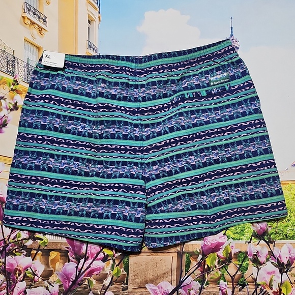 Alpine Design Men's Blue and Green Swim Trunks XL New - Picture 6 of 6